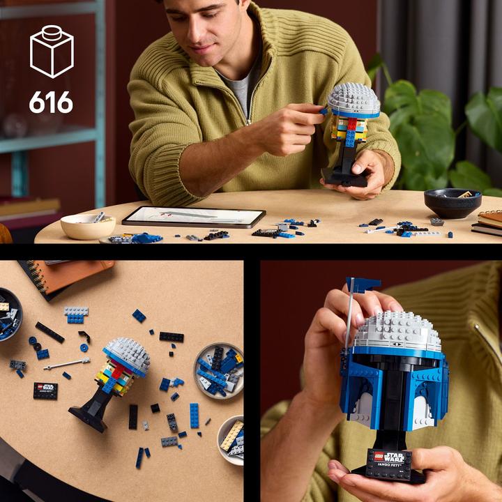 Actual product image LEGO Jango Fett™ helmet (75408, LEGO Star Wars)