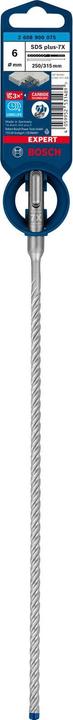 Produktbild Bosch Professional Zubehör EXPERT SDS plus-7X Hammerbohrer, 6 x 250 x 315 mm (6 Millimeter)
