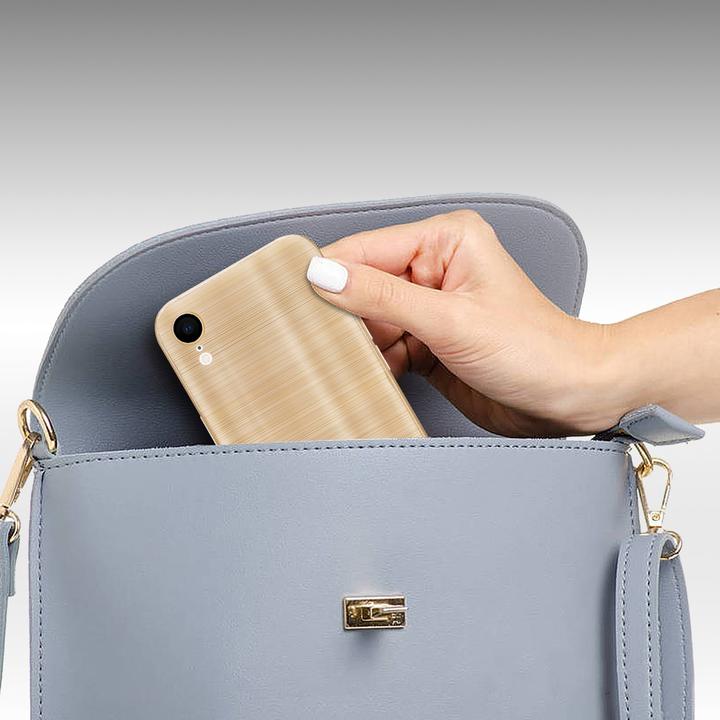 Produktbild Cadorabo Hülle für Apple iPhone XR im TPU Brushed Kameraschutz LM160 Style (Apple iPhone XR)