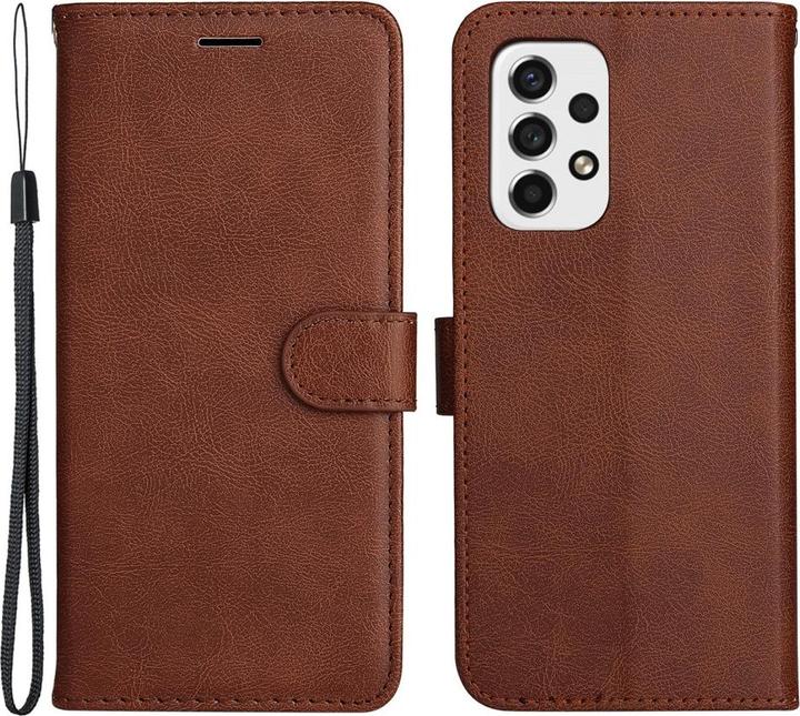 Cover-Discount Galaxy A53 5G - Custodia in pelle marrone (Samsung Galaxy A53 5G)