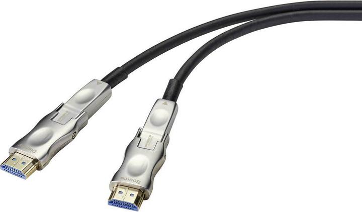 Produktbild SpeaKa Professional HDMI Adapterkabel 20.00m SP-9538580 PVC-Mantel Schwarz (1x HDMI-Stecker, HDMI... (20 m, HDMI)