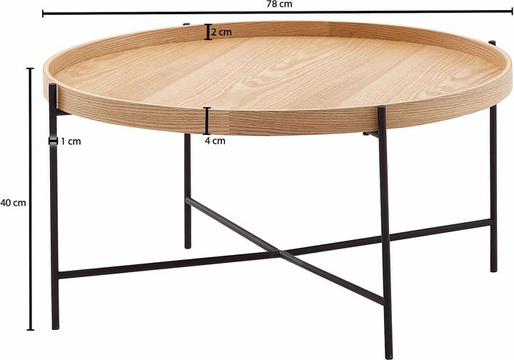 Image du produit Wohnling Riley (78 x 78 x 40 cm)