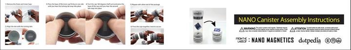 Actual product image Nanodots Balls Blue Edition