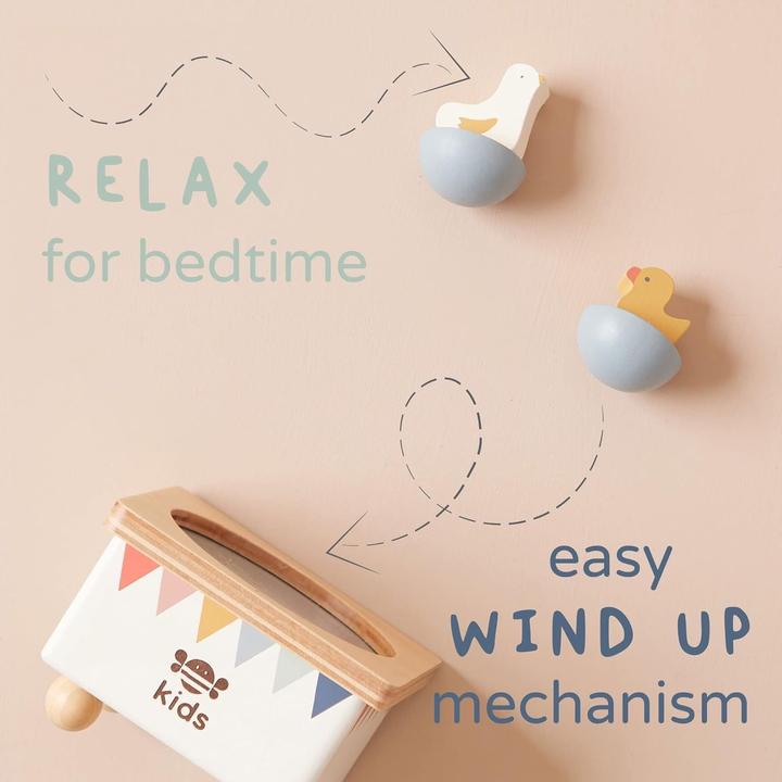 Actual product image Just Bee Kids Wooden Music Box