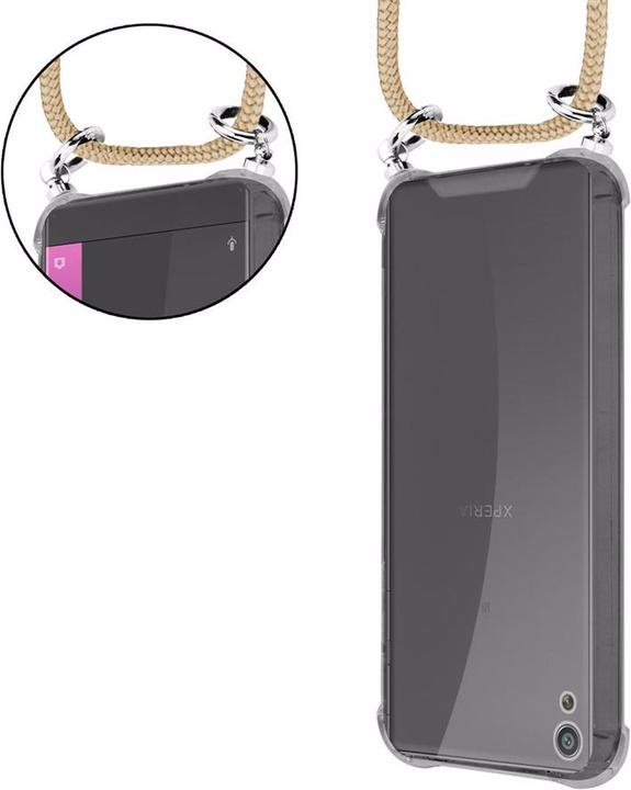 Produktbild Cadorabo TPU Handy Kette SILBER Cover