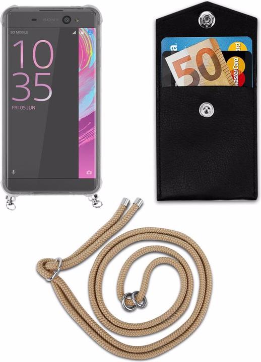 Produktbild Cadorabo TPU Handy Kette SILBER Cover