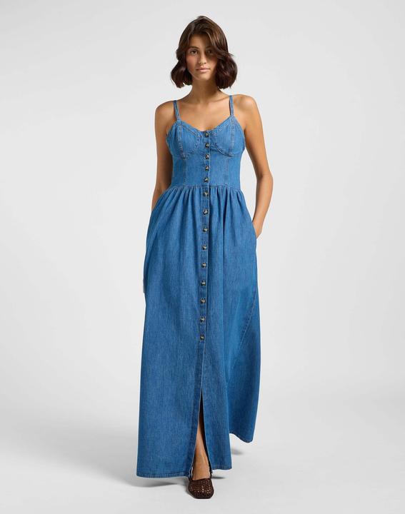 Produktbild Lee Jeanskleid Corset Maxi Dress (M)