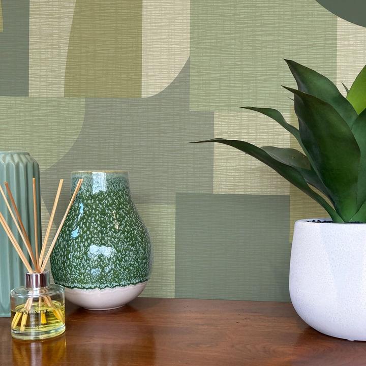 Actual product image Belgravia Ceruti Geometric Wallpaper
