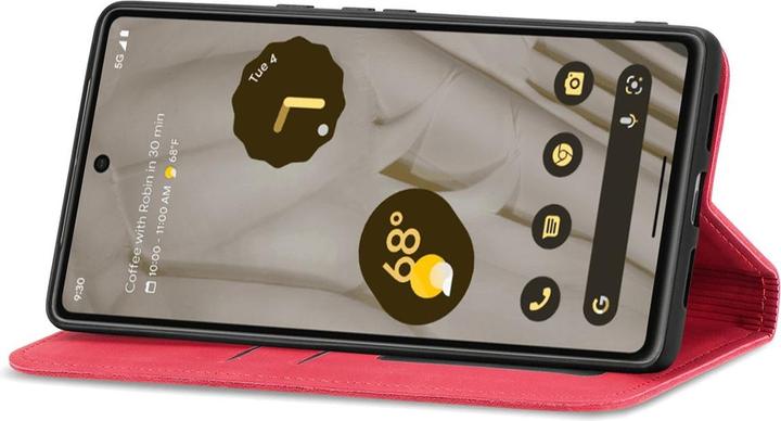 Produktbild König Design Hülle Handy Schutz für Google Pixel 7A Case Cover Klapp Tasche Wallet Etuis Neu (Google Pixel 7a)