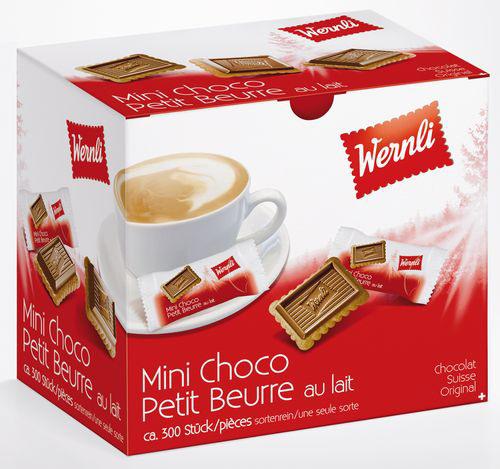 Produktbild Wernli Mini Choco Petit Beurre 300 Stück (300 Stk., 1650 g)