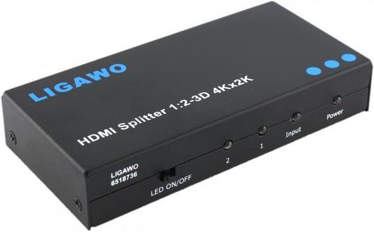 Produktbild Ligawo HDMI Splitter 1 Eingang / 2 Ausgänge 4K*2K +3D