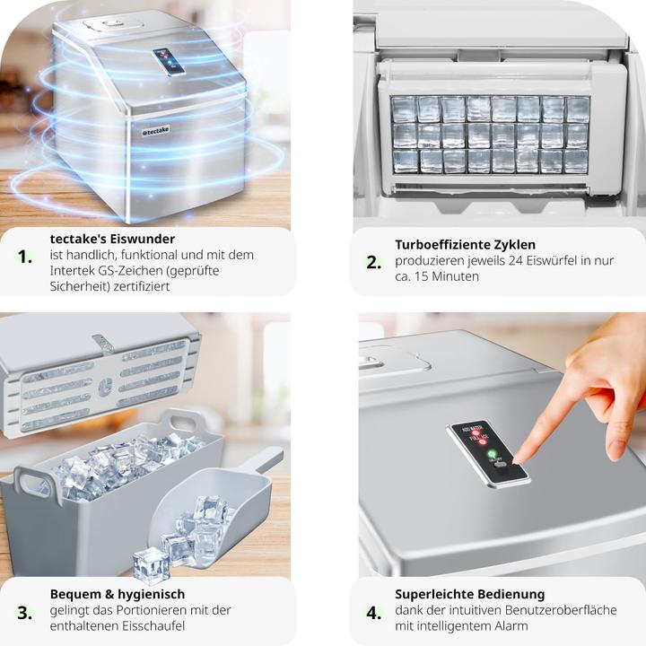 Image du produit tectake Machine à glaçons (Fiche CH)