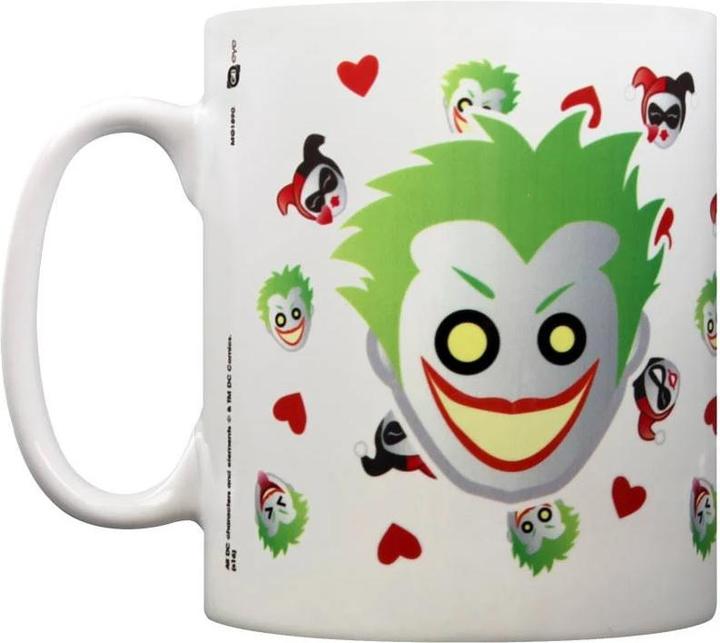Actual product image Universal Textiles Emoji Harley Quinn And The Joker Mug (320 ml, 1 x)