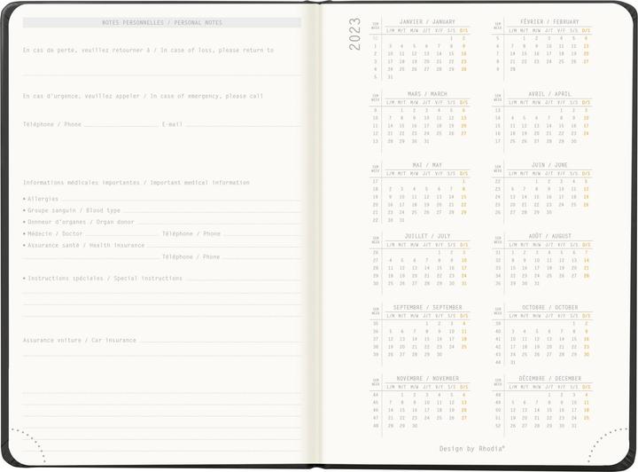 Produktbild Rhodia Webplanner 2024 (10 x 15 cm)