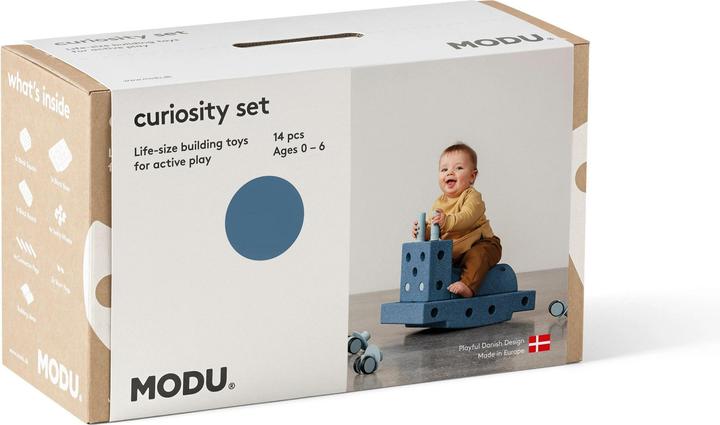 Modu Curiosity Set - Starter Set, Balancing Board, Rocking Horse, Motor Skills Toy