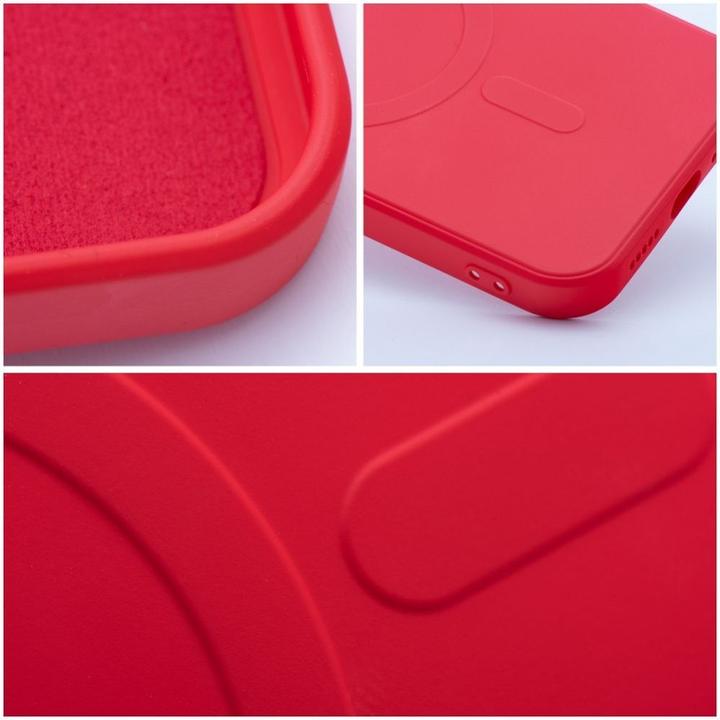 Immagine prodotto OEM Back panel cover SILICONE MAG COVER case compatible with MagSafe for SAMSUNG S25 Plus red