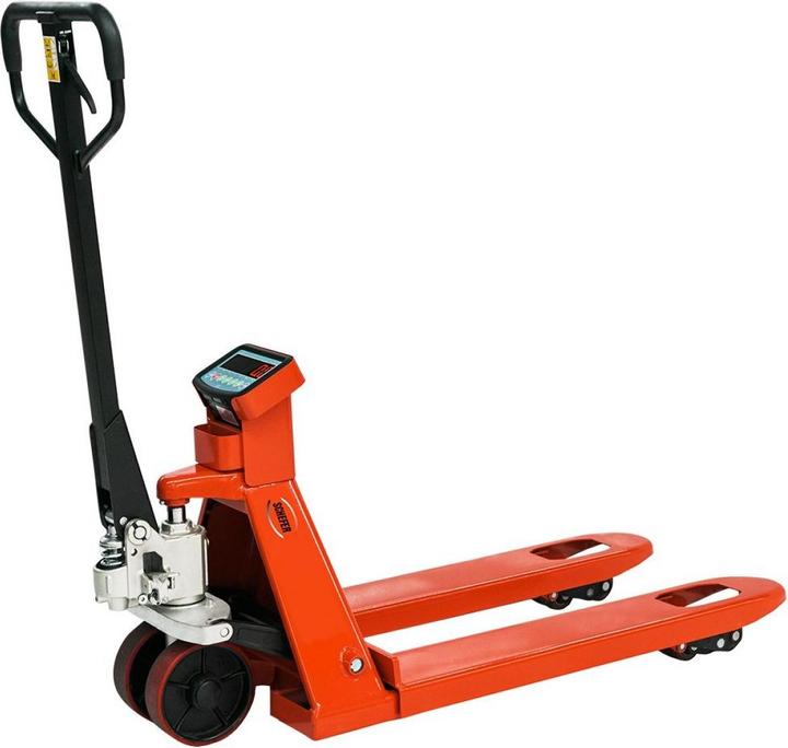 Produktbild Schefer - Gabelhubwagen Premium mit Waage, Tragfähigkeit 2500 kg (2500 kg)