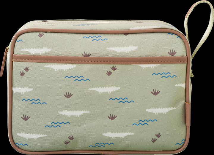 Actual product image Fresk Crocodile toiletry bag