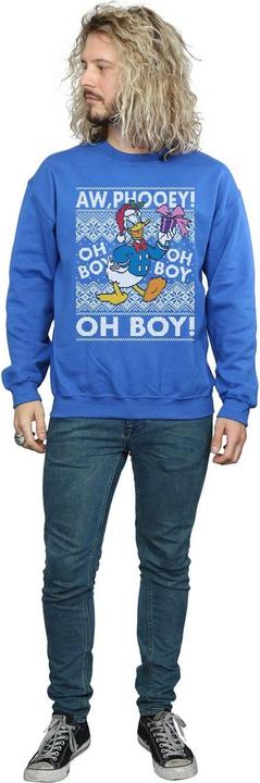 Immagine prodotto Disney Donald Duck Christmas Fair Isle Felpa Uomo (M)