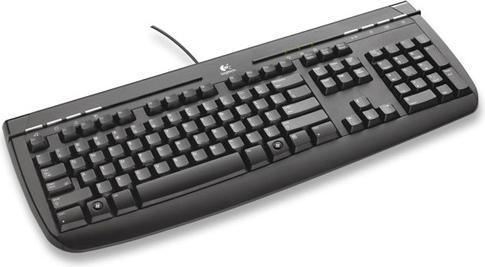 Produktbild Logitech OEM Internet 350 USB Keyboard, schwarz, CH-Layout (CH, Kabelgebunden)