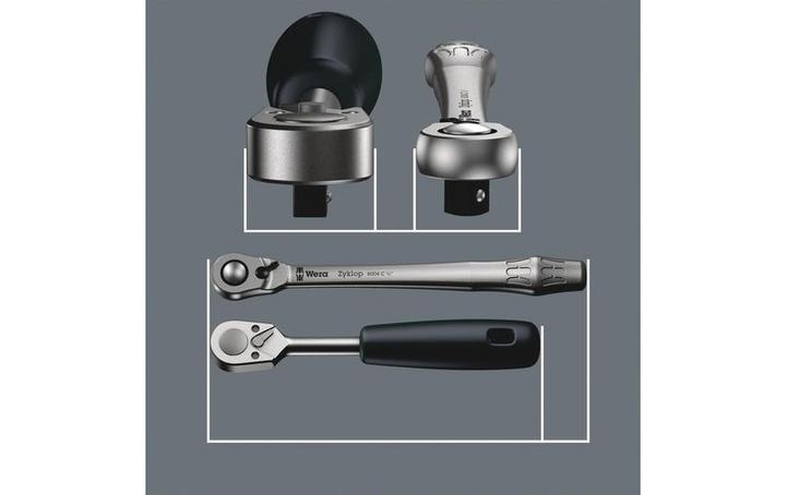 Produktbild Wera 8100 SA 11 Zyklop Metal-Knarrensatz (1/4")