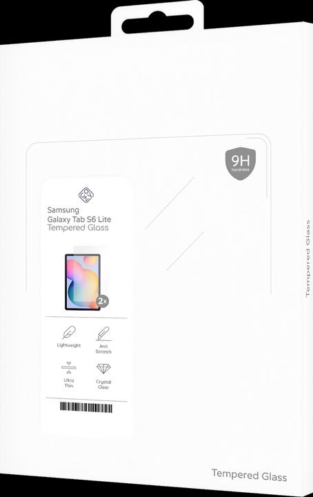 Actual product image Cazy Protective glass compatible with Samsung Galaxy Tab S6 Lite screen protector tempered glass - 2 (2 Piece, Galaxy Tab S6 Lite)