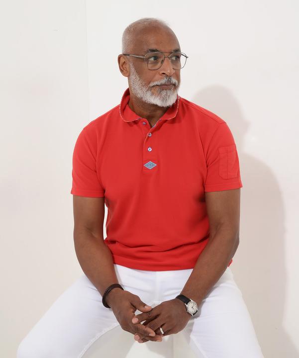 Actual product image Joe Browns Stripe Trim Pique Polo Shirt (XL)