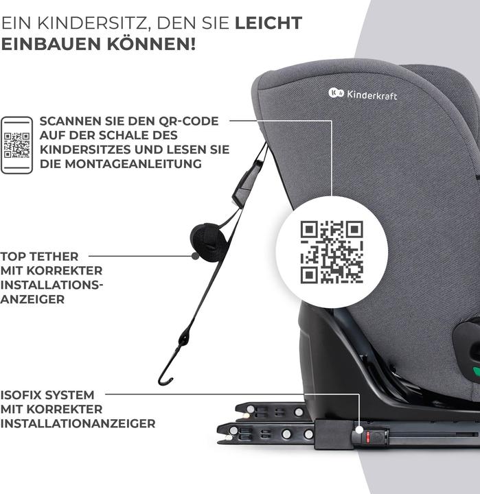 Produktbild KinderKraft Oneto3 (Kindersitz, ECE R129/i-Size Norm)