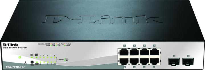 Image du produit D-Link Dgs-1210-10p (8 Ports)