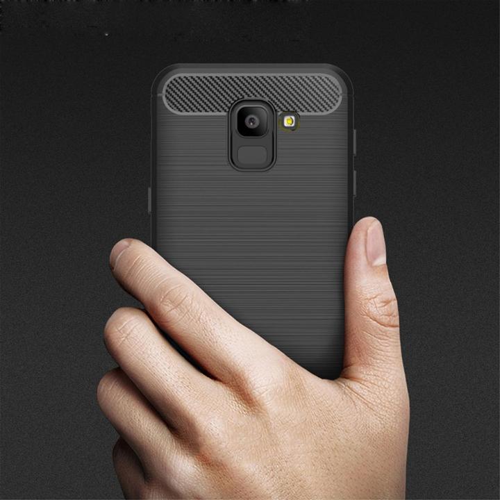 Produktbild König Design Handyhülle für Samsung Galaxy J6 Schutzcase Backcover Bumper Etuis Rahmen Blau (Samsung Galaxy J6)