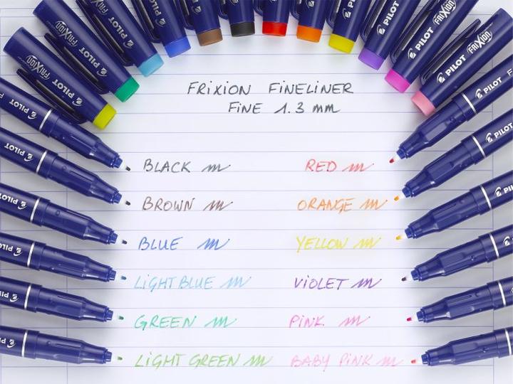 Immagine prodotto Pilot FriXion Fineliner x3 Fancy (Viola, Rosa, Verde chiaro, Blu scuro, 3 x)