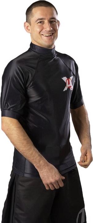 Actual product image Ju-Sports Rash Guard short sleeve Under-Gi black (M)