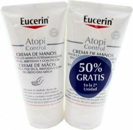 Actual product image Eucerin atopicontrol crema mans 2x75ml (150 ml)