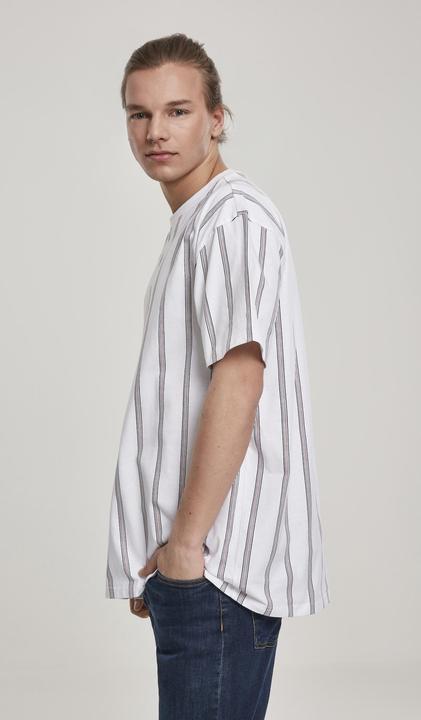 Actual product image Urban Classics Heavy Oversized AOP Stripe Tee (L)