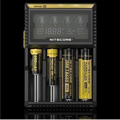 Image du produit Nitecore Digicharger D4EU - Version UE (1 pcs, C, AAA, RCR123A, AA, Chargeurs sans batterie)
