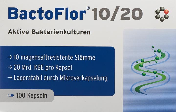 Actual product image Bactoflor 10/20 capsule (100 Piece, Capsules, 119 g)
