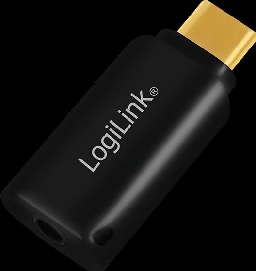 Produktbild LogiLink USB-C zu 3.5 mm (Digital -> Analog)