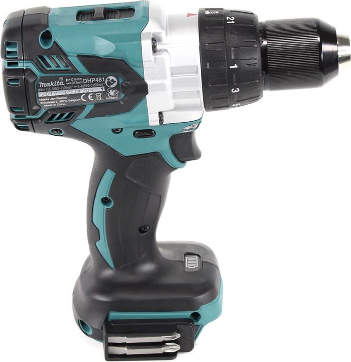 Produktbild Makita DHP 481 RG Akku Schlagbohrschrauber 18 V 115 Nm Brushless + 2x Akku 6,0 Ah + Ladegerät (Akkubetrieb)