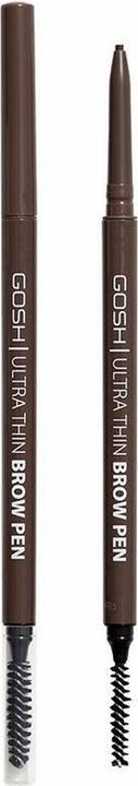 Actual product image Gosh ULTRA THIN brow pen #dark brown 0,09 gr (Dark brown)