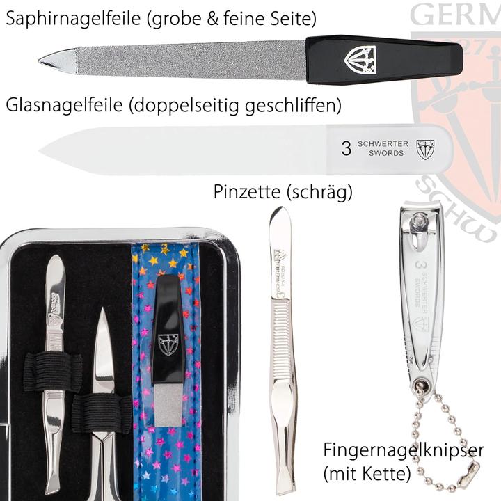Produktbild Drei Schwerter 6-tlg. Genova Maniküreset