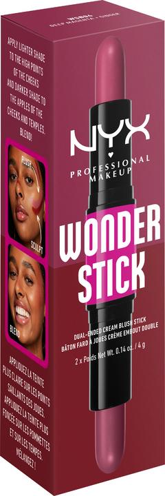 Actual product image NYX Professional Make-Up Wonder Stick Blush (04 Deep Magenta And Ginger)