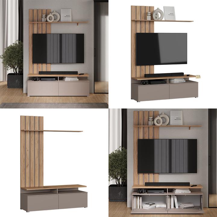 Produktbild Vichy Wohnwand Harro, Goldkraft Eiche/Greige
