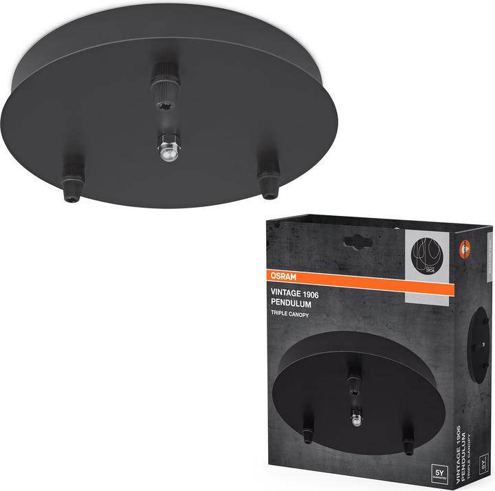 Image du produit Osram Vintage 1906® PenduLum CANOPY Triple Canopy Round