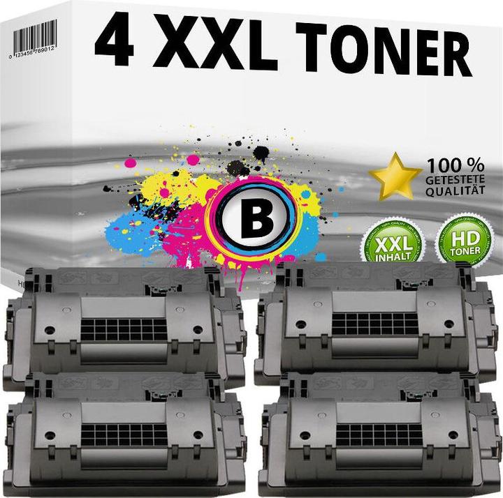 Produktbild Druckfuxx 4x TONER PATRONEN 64X für HP LaserJet P4015 DN P4015 TN P4515 N P4515