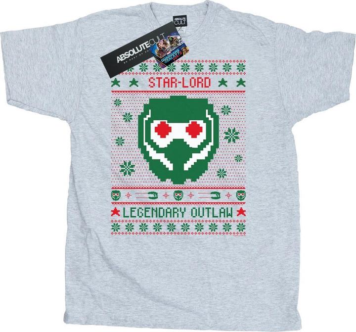 Guardians Of The Galaxy Vol. 2 Star Lord Fair Isle TShirt (L)
