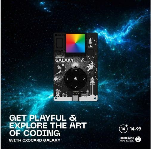 Actual product image Oxon Developer board Oxocard mini Galaxy