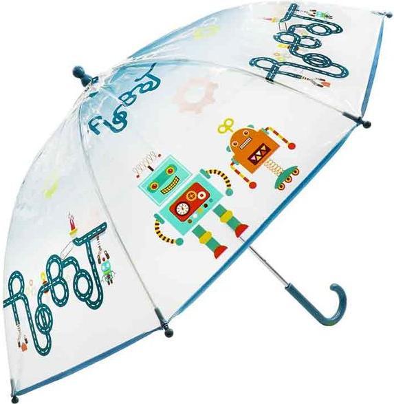 Image du produit BB Klostermannn Parapluie enfant robot transparent