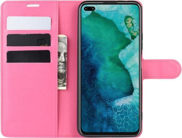 Actual product image MU Classic Litchi Leather Bookcover Series (Honor V30, Honor V30 Pro)