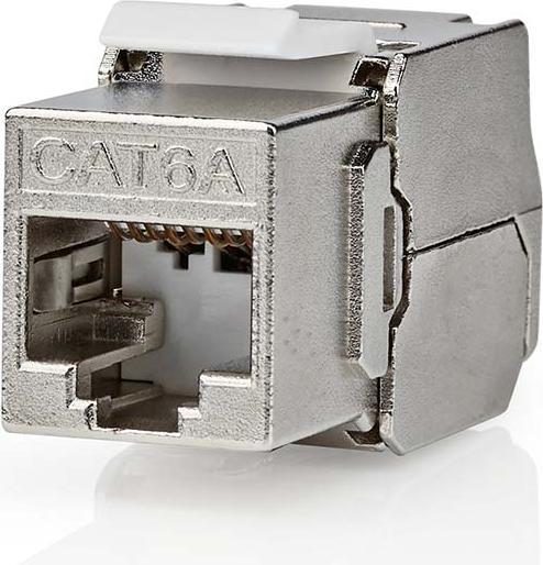 Immagine prodotto Nedis Keystone | CAT6a | presa RJ45 | S/FTP | metallo | scatola (S/FTP, CAT6a, 0.04 m)