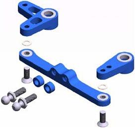 Produktbild Tamiya TA-05-VDF Ackerman Steering Set